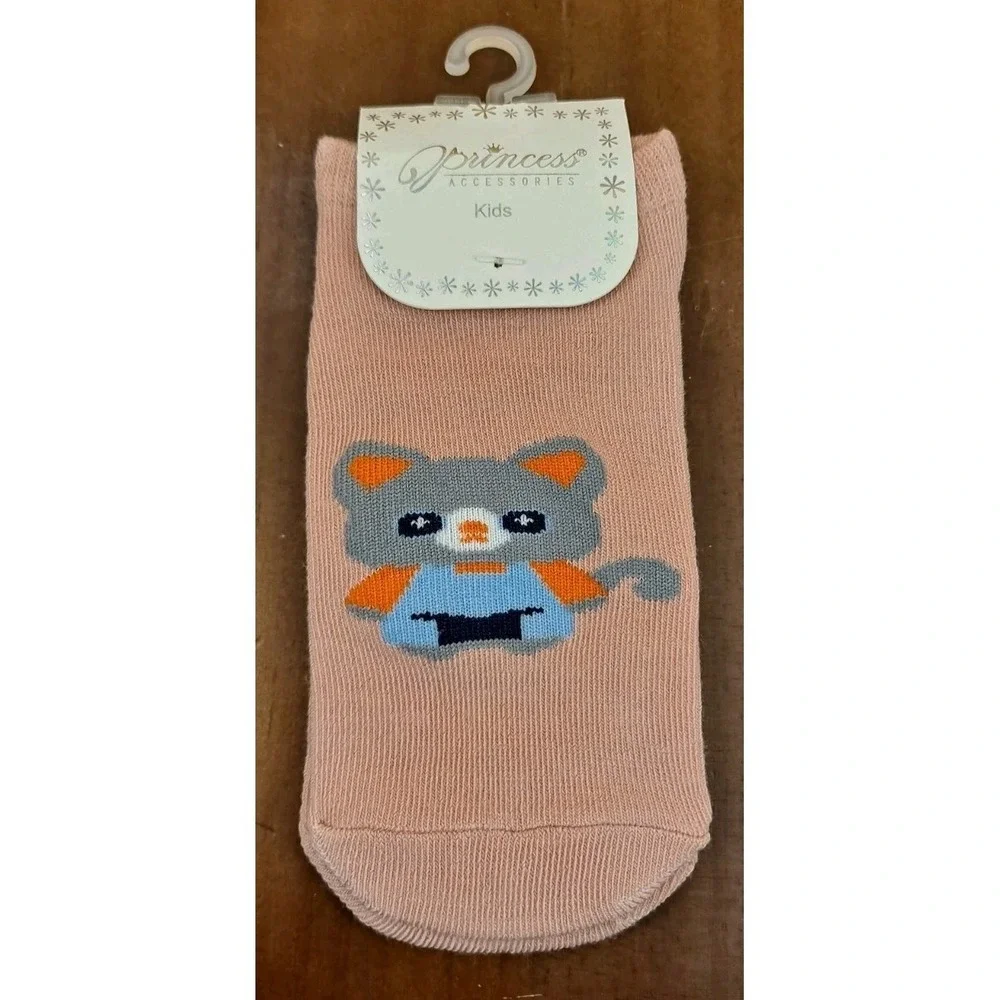 Cute Cat Kids Socks - Pack of 4 Pairs Princess Accessories Multicolor No‎ Show